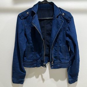 Dark blue denim jacket